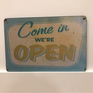 Open sign